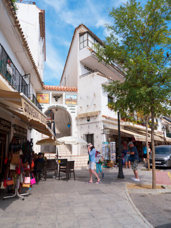 Mijas is one of the most beautiful 'white' villages of the Southern Spain area called Andalucia. It is in the Alpujarra mountains above the coastのeditorial素材