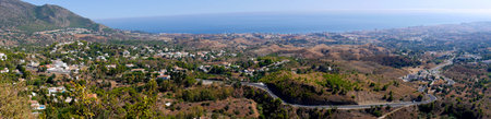 Mijas is one of the most beautiful 'white' villages of the Southern Spain area called Andalucia. It is in the Alpujarra mountains above the coastのeditorial素材