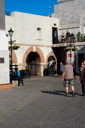 Casemates Square on the Rock of Gibraltar Europeのeditorial素材