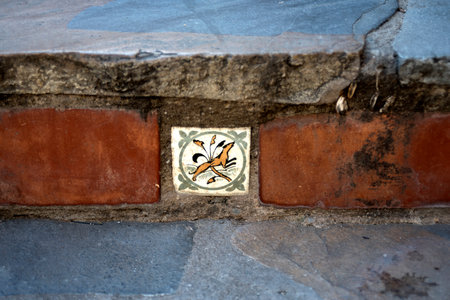 Moorish Arab Castle and Fortifications in Marbella on the Costa del Sol Spainのeditorial素材