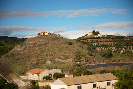 The Countryside around Nerja Spainのeditorial素材