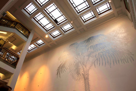 Art Gallery in Leeds, formerly the directors offices of a breweryのeditorial素材