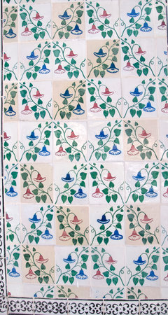 Ceramic Tiles in the Alfama which is the oldest district of Lisbon, it spreads down the southern...