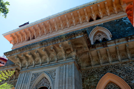 Quinta da Regaleira is an estate located near the historic center of Sintra, Portugal.のeditorial素材