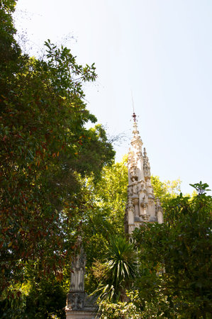 Quinta da Regaleira is an estate located near the historic center of Sintra, Portugal. It is classified as a World Heritage Site by UNESCO within the "Cultural Landscape of Sintra".のeditorial素材