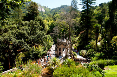Quinta da Regaleira is an estate located near the historic center of Sintra, Portugal. It is classified as a World Heritage Site by UNESCO within the "Cultural Landscape of Sintra".のeditorial素材