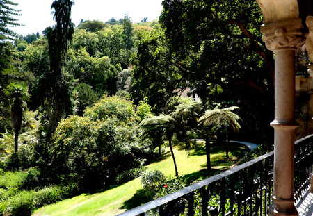 Quinta da Regaleira is an estate located near the historic center of Sintra, Portugal. It is classified as a World Heritage Site by UNESCO within the "Cultural Landscape of Sintra".のeditorial素材