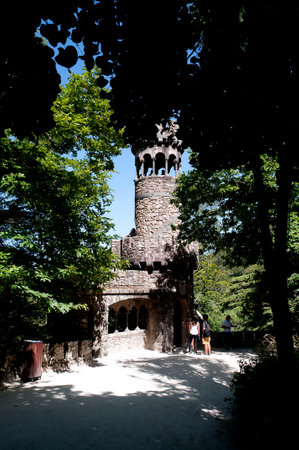 Quinta da Regaleira is an estate located near the historic center of Sintra, Portugal. It is classified as a World Heritage Site by UNESCO within the "Cultural Landscape of Sintra".のeditorial素材