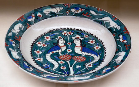 Some of the artistic treasures of the city of  Lisbon capital of Portugal in statuary, pottery, tiles, fabric and glassのeditorial素材