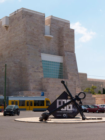 The Museum of Contemporary Art in Belem Lisbon Portugalのeditorial素材