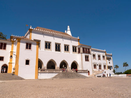 Sintra is a resort town in the foothills of Portugalâs Sintra Mountains, near the capital of Lisbon. A longtime royal sanctuaryのeditorial素材