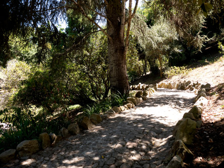 Quinta da Regaleira is an estate located near the historic center of Sintra, Portugal. It is classified as a World Heritage Siteの写真素材