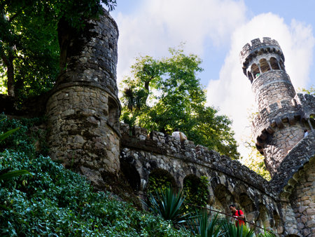 Quinta da Regaleira is an estate located near the historic center of Sintra, Portugal. It is classified as a World Heritage Site by UNESCOのeditorial素材