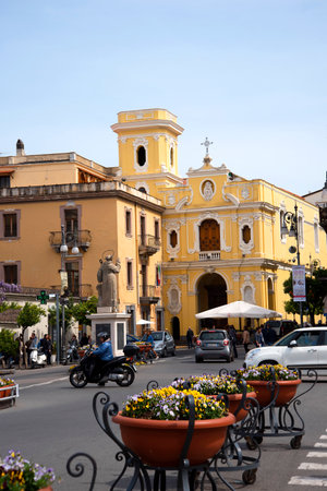 Piazzo Tasso in Sorrento Italyのeditorial素材