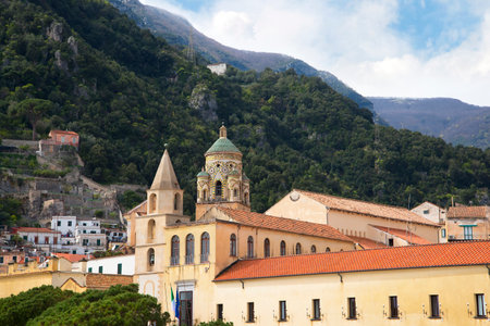 Amalfi on the Bay of Salerno in Campania Southern Italyのeditorial素材