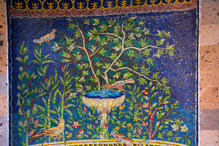 Mosaic in Sorrento Italyのeditorial素材