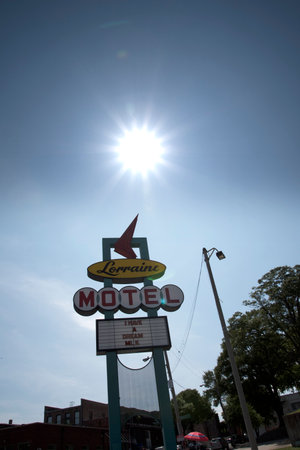 Lorraine Motel in Memphis Tennessee where Martin L. King  Jnr  was assassinatedのeditorial素材