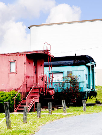 Casey Jones Railway Museum at Jackson Tennesseeのeditorial素材