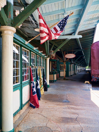 the Station Platform  at the Chattanooga Choo Choo Station in Tennessee USAのeditorial素材