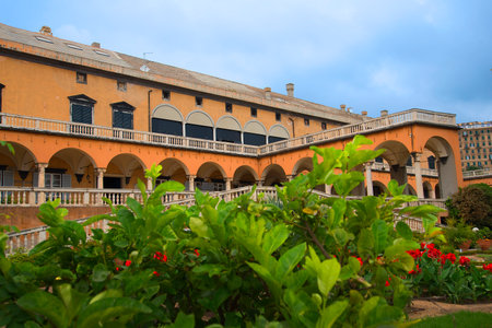 Palazzo Doria Pamphili in Genoa Italyのeditorial素材