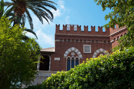 The Castello d'Albertis is a historical residence in Genoa Italy. It currently houses the Museum of World Cultures,のeditorial素材