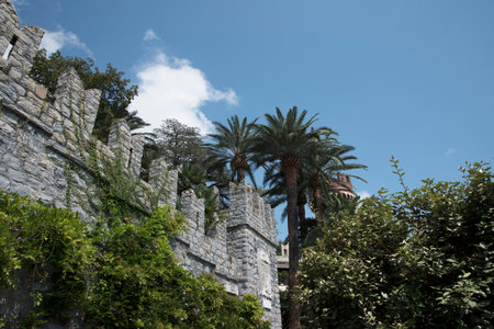 The Castello d'Albertis is a historical residence in Genoa Italy. It currently houses the Museum of World Cultures,のeditorial素材