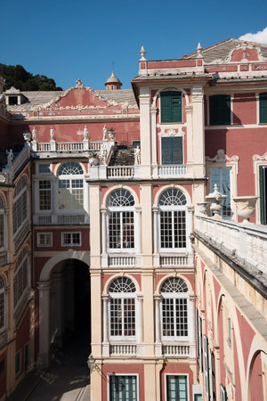 Palazzo Reale is a Savoy mansion and National Museum on the Via Balbi in Genoa Italyのeditorial素材