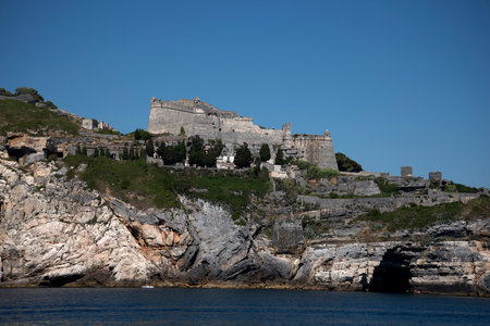 the Cinque Terra Coastline in Liguria Italyのeditorial素材