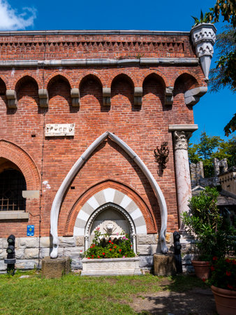 The Castello d'Albertis is a historical residence in Genoa. It was the home of sea captain Enrico Alberto d'Albertisのeditorial素材