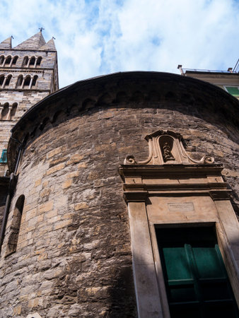 Dating back to 1180AD, the Commanderia of the Saint John's Order is called the Commenda di San Giovanni di Pre in Genoa Italyのeditorial素材