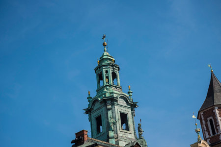 the Royal Wawel Castle in Krakow Polandのeditorial素材