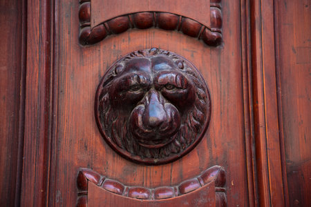 Door in the Kazimierz District of Krakow Polandのeditorial素材