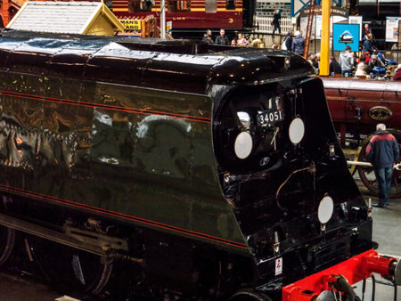 Exhibit in the National Railway Museum in York, Yorkshire England