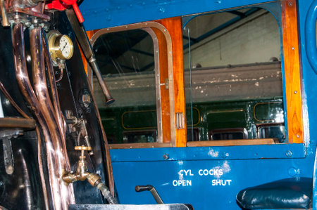 Exhibit in the National Railway Museum in York, Yorkshire Englandのeditorial素材