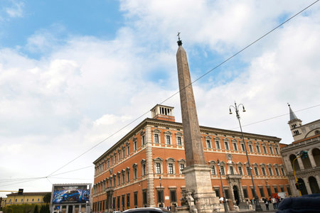 The Basilica of St John Lateran in Rome Italyのeditorial素材