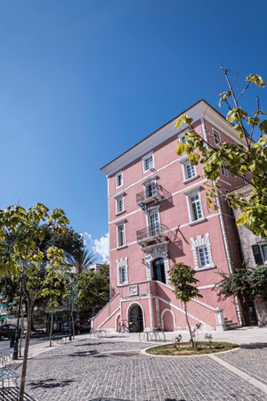 Ionian Academy part of the University of Corfu in Greeceのeditorial素材