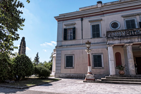 The Mon Repos villa was originally built as the summer residence for the British Lord High Commissioner and, incidentally, also the birthplace of Prince Philip, the Duke of Edinburghのeditorial素材