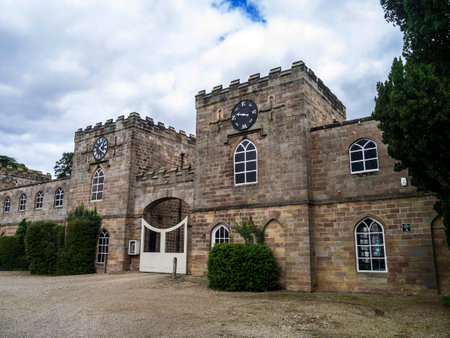 Ripley is a village and civil parish in North Yorkshire in England, a few miles north of Harrogate. A castle dating from the 15th century, Ripley Castle, has been the home of the Ingilby family for 700 yearsのeditorial素材
