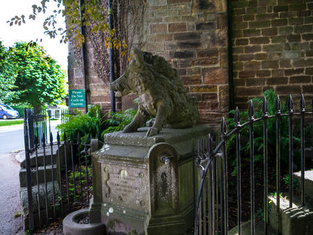 Ripley is a village and civil parish in North Yorkshire in England, a few miles north of Harrogate. A castle dating from the 15th century, Ripley Castle, has been the home of the Ingilby family for 700 yearsのeditorial素材