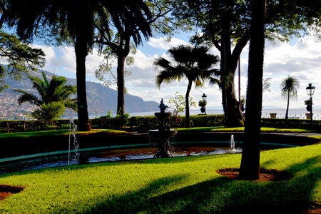 The Garden of the Governor of Madeira in Fuchal is open to the publicのeditorial素材