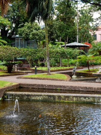 The Garden of the Governor of Madeira in Fuchal is open to the publicのeditorial素材