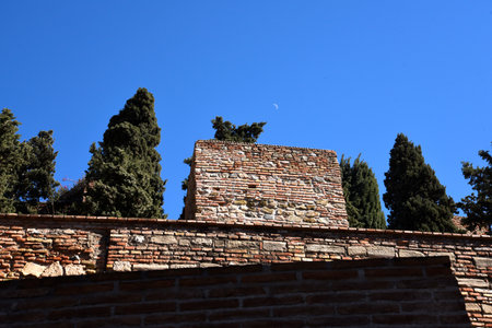 The Moorish Alcabazar of Malaga the Capital  city of the province of Andalucia in Southern Spainのeditorial素材