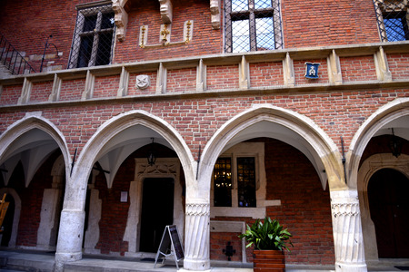 The Quadrangle at the Jagiellonian University in Krakow Polandのeditorial素材