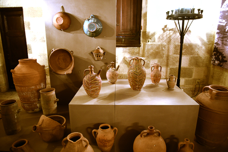 the Grandmasters Palace in the walled Old Town of Rhodesのeditorial素材