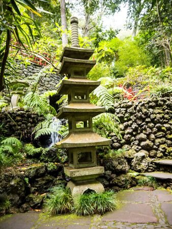 Tropical Garden at Monte above Funchal Madeiraのeditorial素材