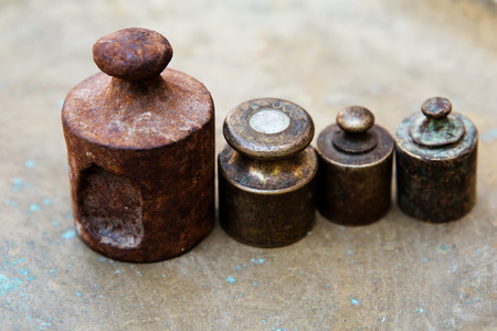 old weight scalesの写真素材