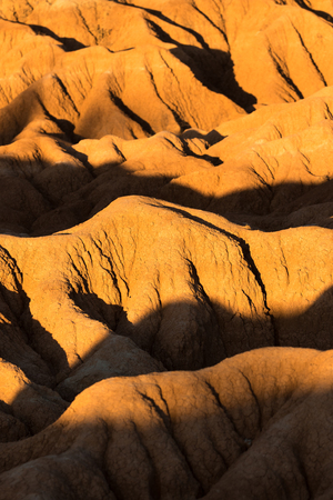 Tatacoa desert detail in Colombiaの写真素材