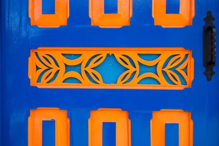 colourful door closeup detailsの写真素材