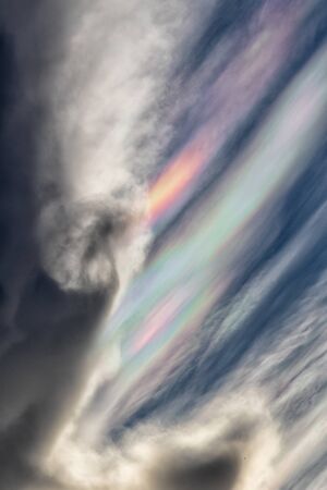 ice crystals in the skyの写真素材