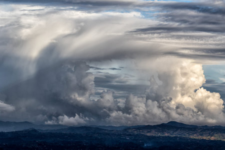 cloud formations in Colombiaの写真素材